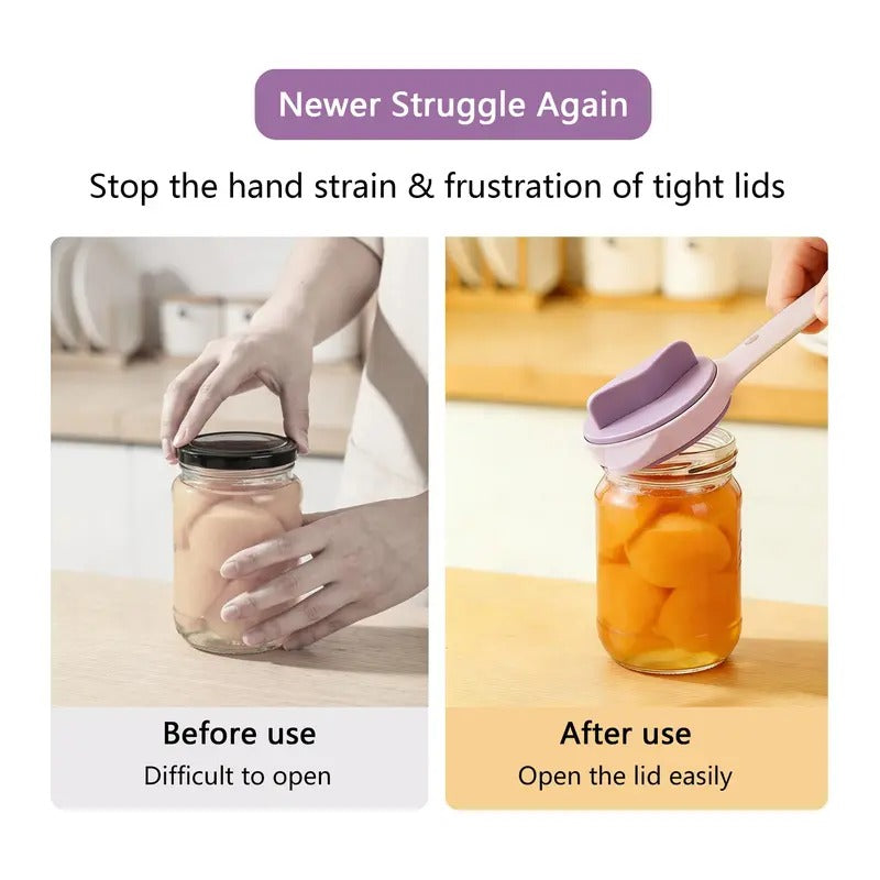 4-in-1 bottle opener,Effortless Adjustable Lid Gripper