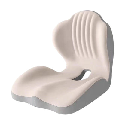 Ergonomic Lumbar & Seat Support Cushion Suitable for office chairs, car seats, and home use – relieves back and hip pain.