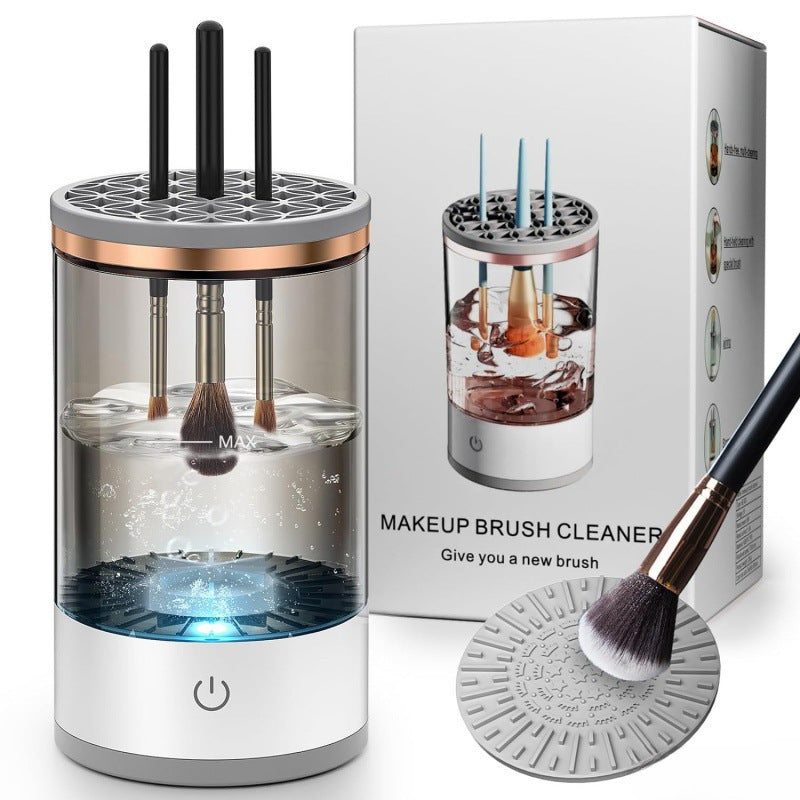 Electric Makeup Brush Cleaner – Automatic Makeup Brush Cleaning Machine for Deep Cleaning & Quick Drying